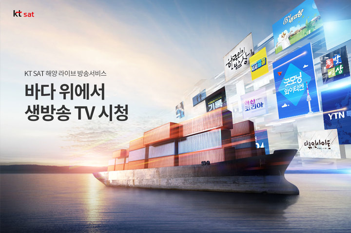 해상에서도 YTN·KBS 시청 가능해져…KT SAT 서비스