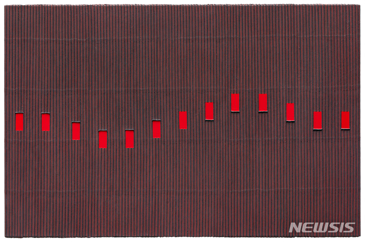 [서울=뉴시스] 박서보, Ecriture (描法) No. 120306,, 2012, 사진 박서보 스튜디오, 국제갤러리 제공.