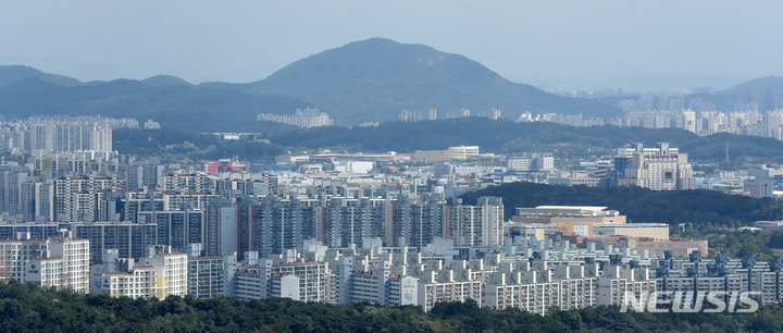 인천시내 아파트 단지. 뉴시스 자료사진.