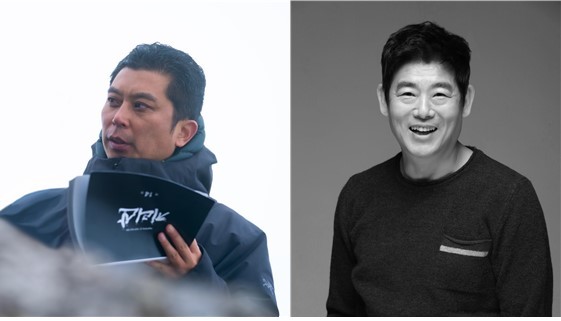 [서울=뉴시스] 국립공원공단 홍보대사로 위촉된 드라마 '지리산' 이응복 감독(좌)과 성동일 배우. (사진=국립공원공단 제공). 2021.09.27. photo@newsis.com *재판매 및 DB 금지