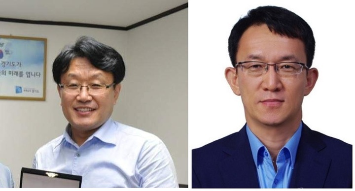 왼쪽부터 이재철 전 고양 부시장, 조청식 수원 1부시장. *재판매 및 DB 금지