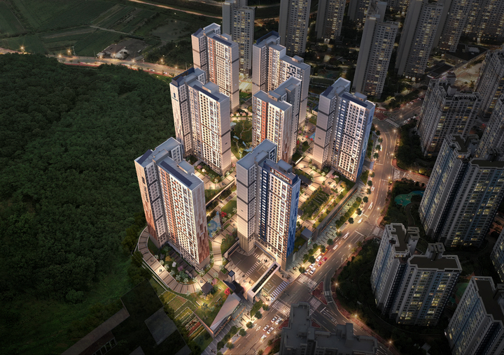 포스코건설 '더샵 진주피에르테' 조감도 *재판매 및 DB 금지