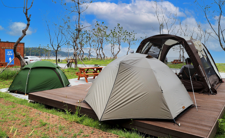 [안동=뉴시스] 울진 염전해변캠핑장. (사진=경북도 제공) 2021.09.29 *재판매 및 DB 금지