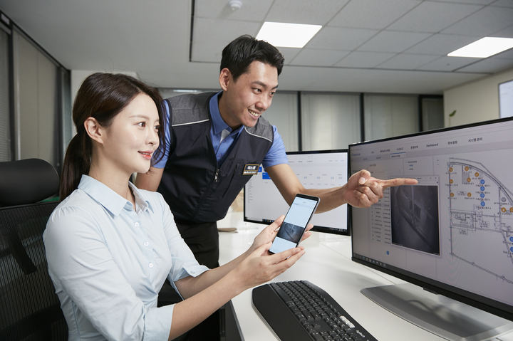 에스원, 인건비 줄인 건물 관리 솔루션 '블루스캔' 출시