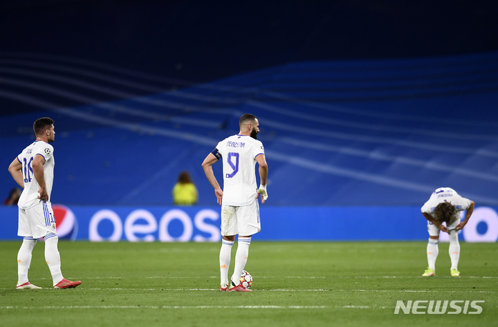 [마드리드=AP/뉴시스]레알 마드리드가 몰도바 클럽에 충격패했다. 2021.09.28.