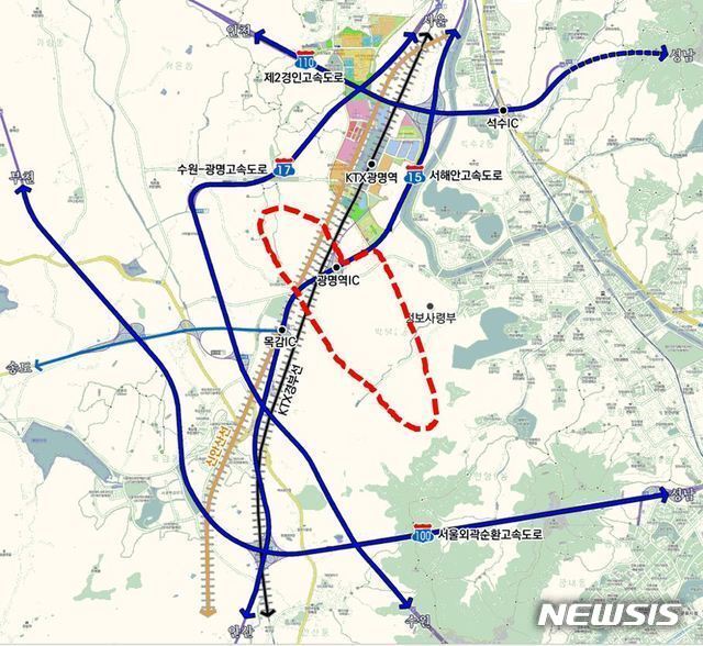 서안양 친환경 융합 스마트밸리 위치