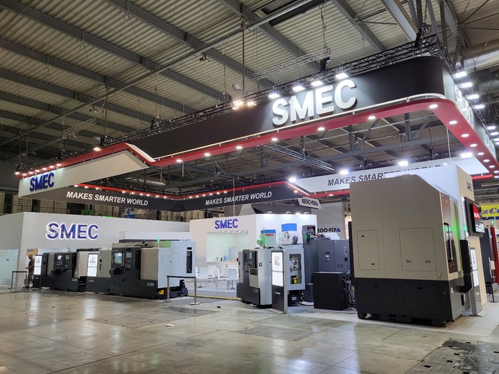 스맥, '밀라노 공작기계 전시회'서 가공기 신제품 소개