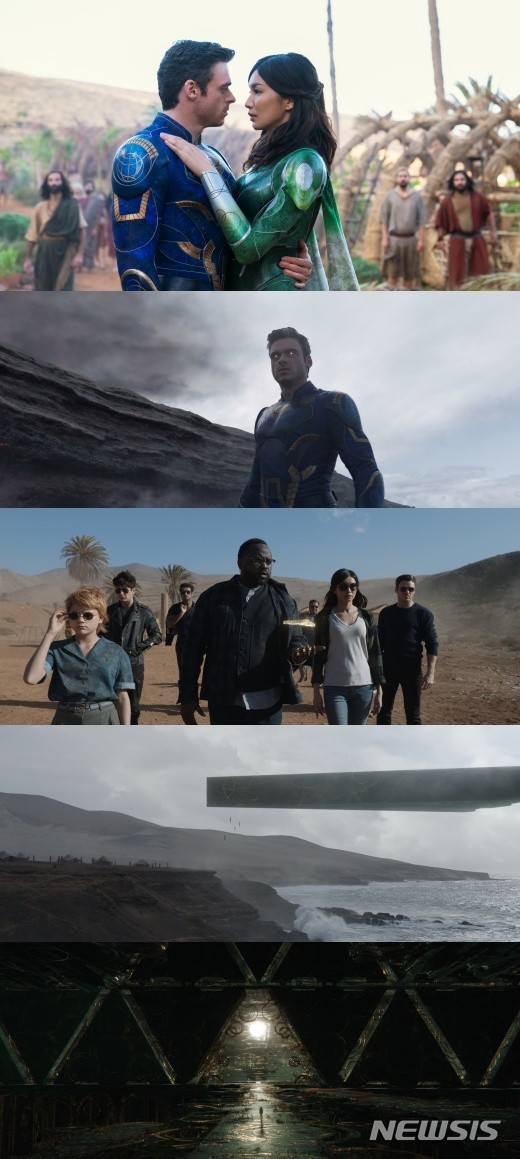 [서울=뉴시스] '이터널스' 스틸. 2021.10.05. (사진 = 월트디즈니컴퍼니 코리아 제공) photo@newsis.com