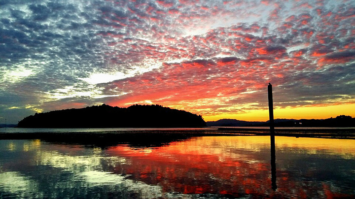 전남 여수시 여자만의 노을. (사진=여수시청 제공) *재판매 및 DB 금지