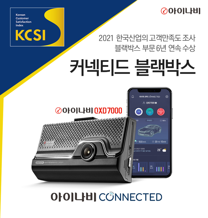 팅크웨어, '한국산업 고객만족도' 블랙박스 부문 6년 연속 1위