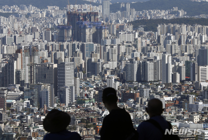 서울시내 아파트 모습. 뉴시스 자료사진.