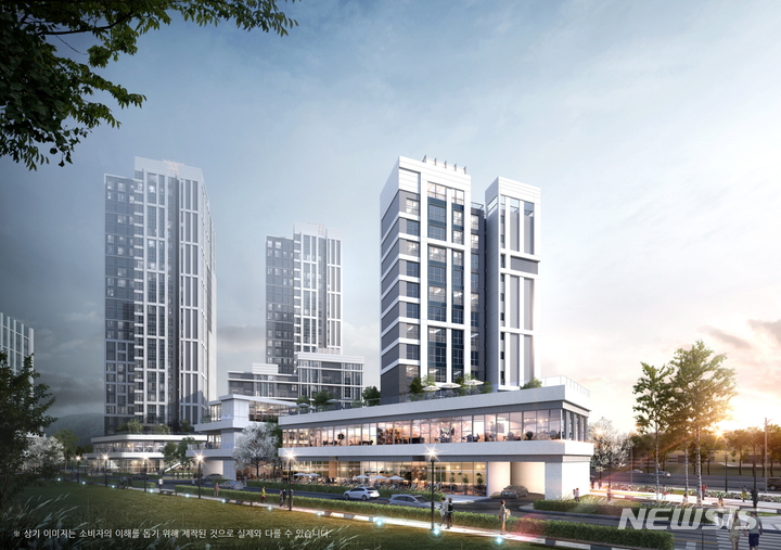 [서울=뉴시스] 대전 도안 센트럴 아이파크 조감도. 