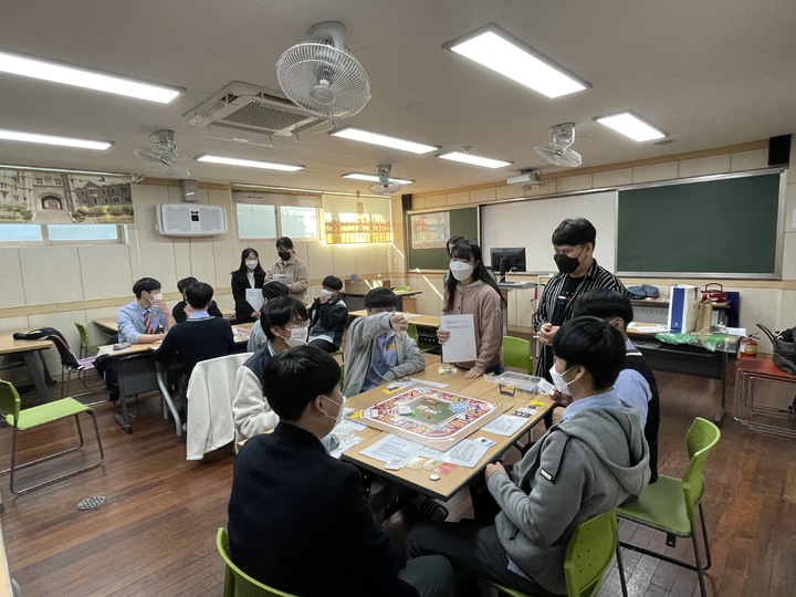 대전 보문고에서 실시한 한남대 찾아가는 '2021 HNU fun-fun한 진로진학 박람회’ *재판매 및 DB 금지