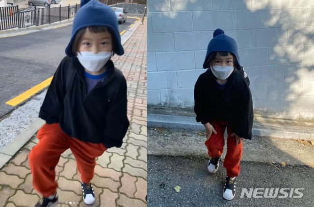 [서울=뉴시스]'김나영 아들 신우'.2021.10.20.(사진=김나영 SNS).photo@newsis.com