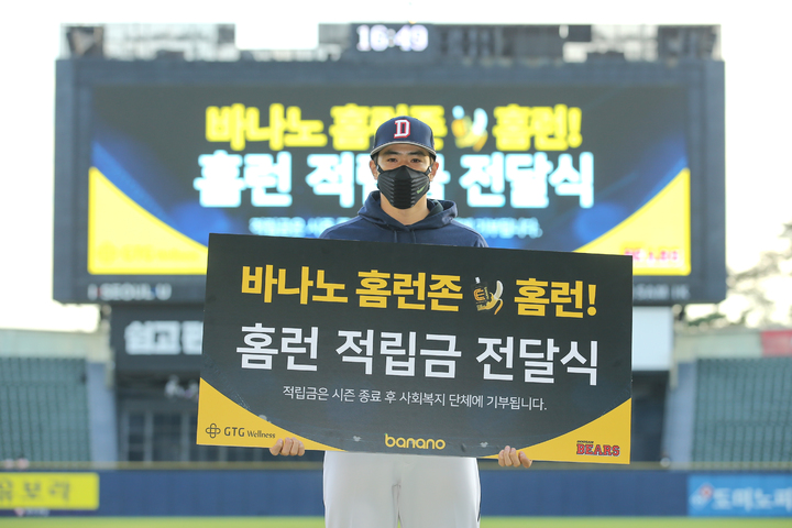 두산 베어스 김재환(사진 = 두산 베어스 제공) *재판매 및 DB 금지