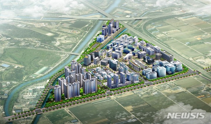 [김포=뉴시스] 정일형 기자= 김포테크노밸리 조감도.(사진은 김포시 제공)