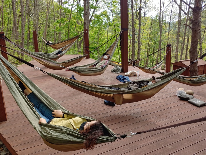 [거창=뉴시스] 거창 항노화힐링랜드 치유 해먹 모습. *재판매 및 DB 금지