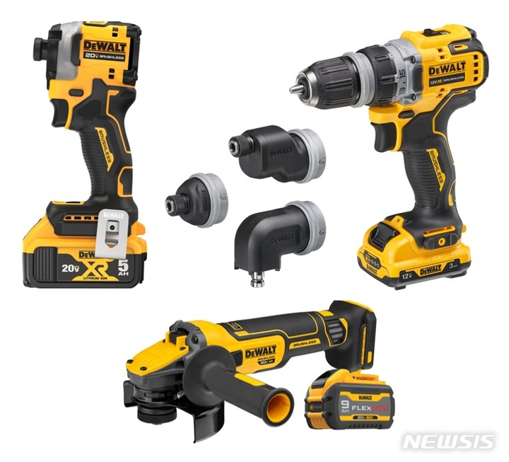 [서울=뉴시스] 스탠리블랙앤데커코리아의 전동공구 브랜드 '디월트'가 전문가용 충전공구 라인업 강화에 나섰다. (사진=디월트 제공) 2021.11.01. photo@newsis.com