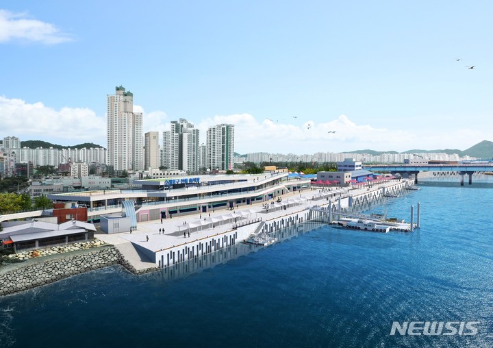 [서울=뉴시스] 소래포구 조감도. (이미지=금호건설 제공)