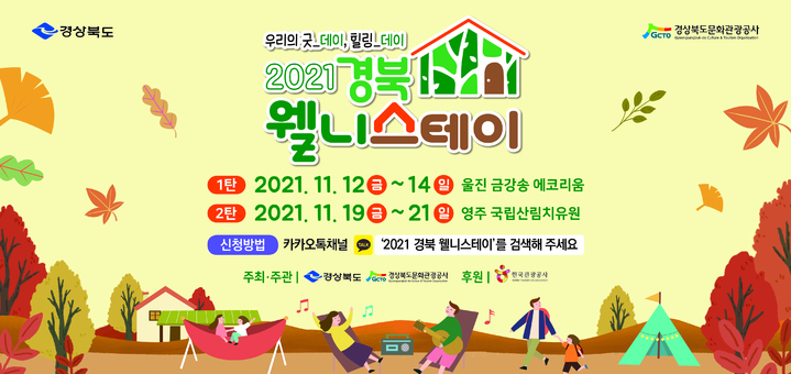 [안동=뉴시스] 경북웰니스테이 홍보 포스터. (경북도 제공) 2021.11.03 *재판매 및 DB 금지