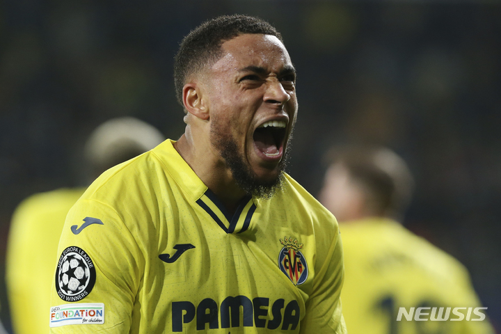 [비야레알=AP/뉴시스]비야레알 골잡이 단주마. 2021.11.02.