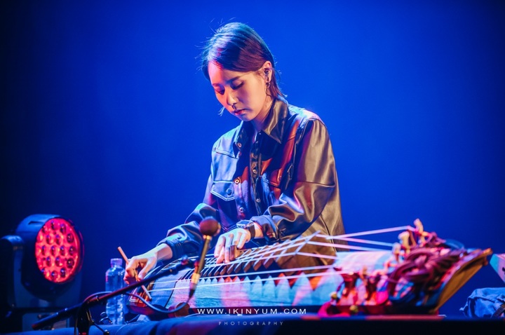 [런던=뉴시스]국악듀오 달음의 런던 공연 모습. (사진: 주영한국문화원) 2021.11.8. *재판매 및 DB 금지