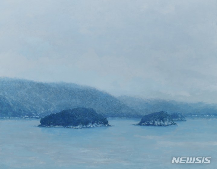 [서울=뉴시스]새벽-22161(Day Break-22161) Oil on Canvas,(91.0x116.8cm)  2021년