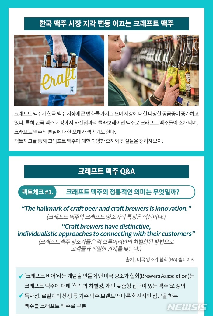 [알아봅시다] 크래프트 맥주에 대한 오해와 진실