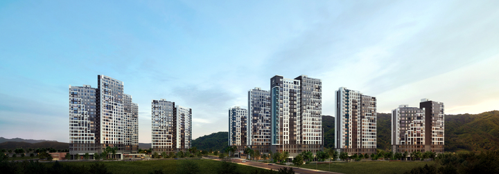 [무안=뉴시스] 무안 '힐스테이트 오룡'. *재판매 및 DB 금지