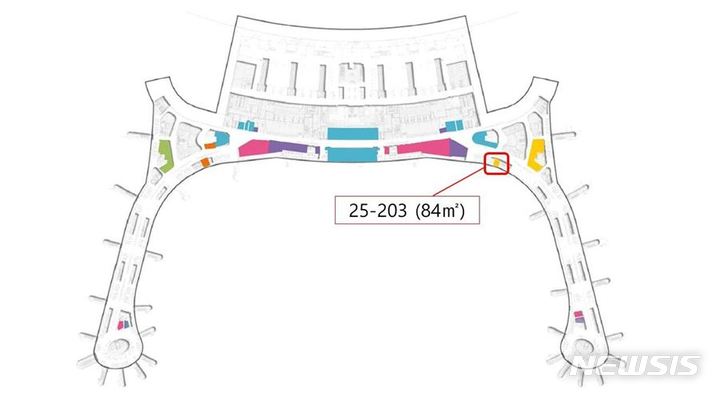 [서울=뉴시스] 인천공항 제2여객터미널 중소기업제품 전용판매장 1곳. (이미지=중소벤처기업부 제공) 2021.11.15. photo@newsis.com