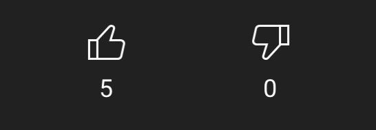 유튜브 '좋아요' 버튼과 '싫어요' 버튼<출처: 짐갱 유튜브 영상 캡쳐> 2021.11.12. *재판매 및 DB 금지