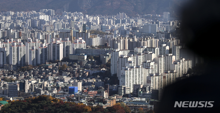 서울시내 아파트의 모습. 뉴시스 자료사진.