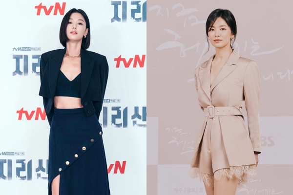 전지현(왼쪽), 송혜교