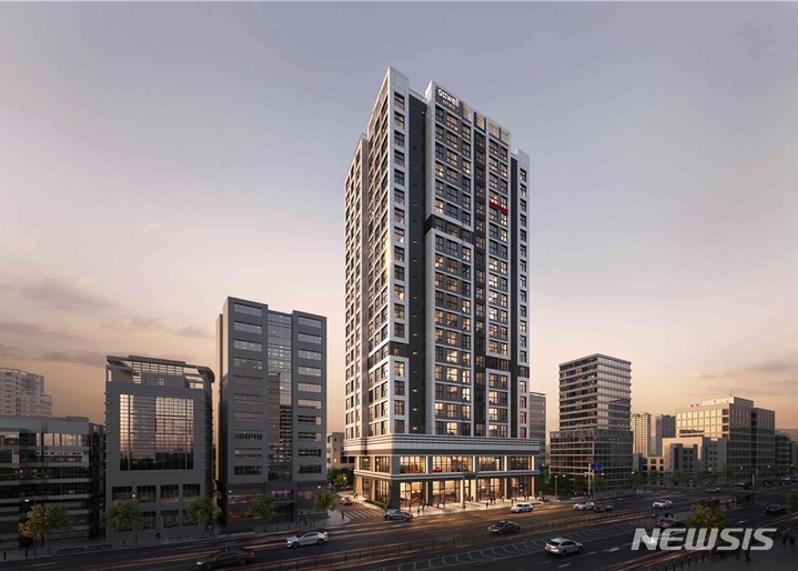 [서울=뉴시스] 답십리역 지웰에스테이트 광역조감도.