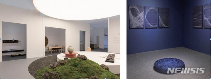 [서울=뉴시스] '2021 공예트렌드페어' 주제관 (사진= 한국공예·디자인문화진흥원 제공) 2021.11.18. photo@newsiscom