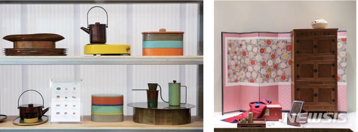  [서울=뉴시스] '2021 공예트렌드페어' 아트 & 헤리티지관 (사진= 한국공예·디자인문화진흥원 제공) 2021.11.18. photo@newsiscom