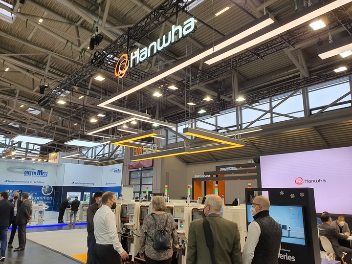 한화정밀기계, 獨 '프로덕트로니카' 참가…유럽 칩마운터 시장 공략