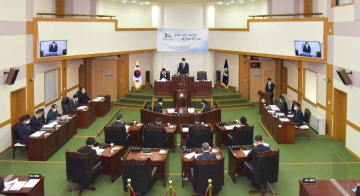 [음성=뉴시스] 음성군의회 본회의. (사진=음성군의회 제공) photo@newsis.com *재판매 및 DB 금지