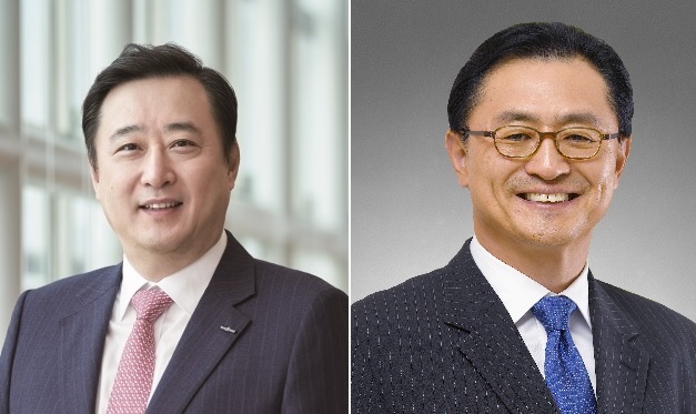 김남구 한국투자금융지주 회장(왼쪽)과 유상호 한국투자증권 부회장. *재판매 및 DB 금지