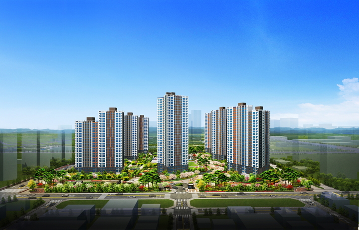 금성백조 '탕정역 예미지' 791가구 선보여