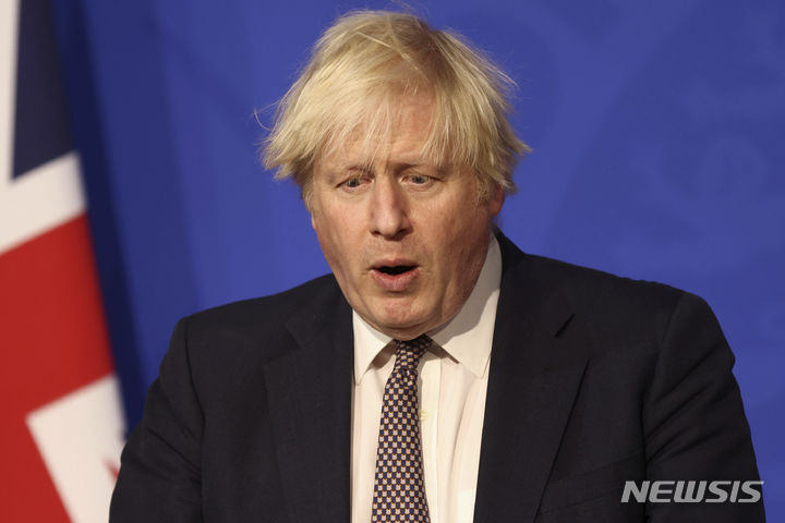 [런던=AP/뉴시스] 보리스 존슨 영국 총리. 2021.12.01.