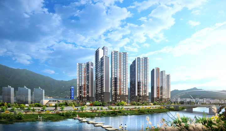 '경산리버포레' 주경조감도 *재판매 및 DB 금지