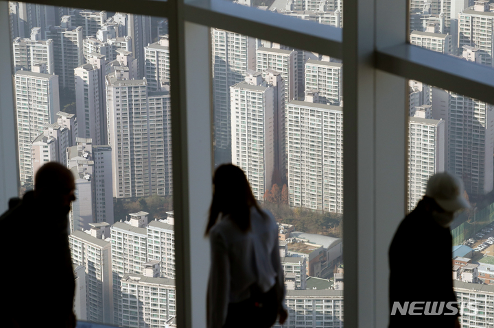 서울시내 아파트 단지. 뉴시스 자료사진.
