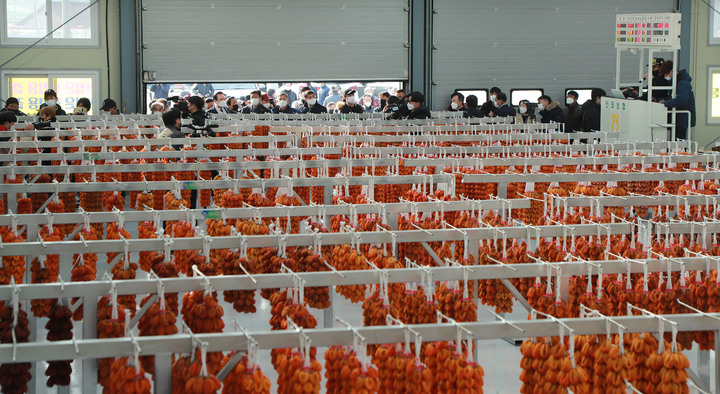 [함양=뉴시스] 함양곶감 초매식. *재판매 및 DB 금지