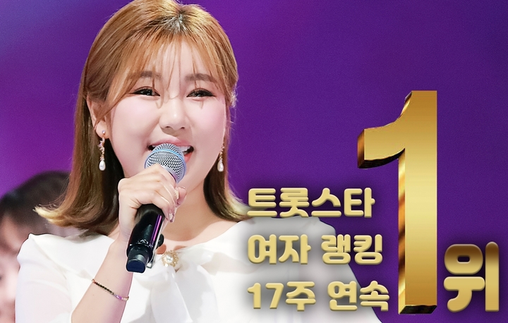 [서울=뉴시스] 송가인, 17주 연속 트롯스타 1위..."막강하네" 2021.12.10 (사진=포켓돌 스튜디오 제공) photo@newsis.com*재판매 및 DB 금지 *재판매 및 DB 금지