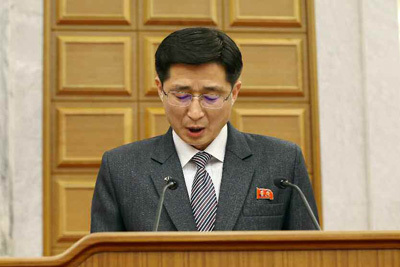 [서울=뉴시스]북한 중앙검찰소장 우상철. 2021.02.11. (사진=노동신문 캡처) *재판매 및 DB 금지