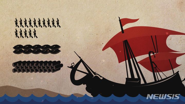 2천년 전 선박 상상도(김해문화재단 제공)