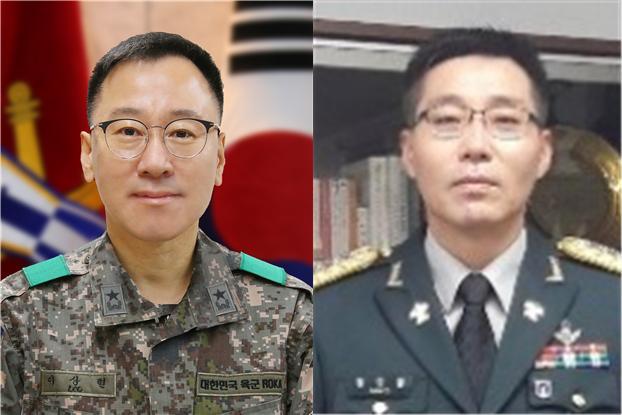 창원대학교 ROTC 출신 이상렬(왼쪽) 소장과 장희열 준장.(사진=창원대학교 제공) 2021.12.15. *재판매 및 DB 금지
