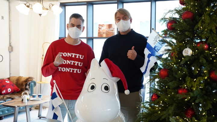 [서울=뉴시스]'필 핀란드' 행사에 참석한 빌푸와 페트리 (사진 = 핀란드관광청) 2021.12.16. photo@newsis.com *재판매 및 DB 금지