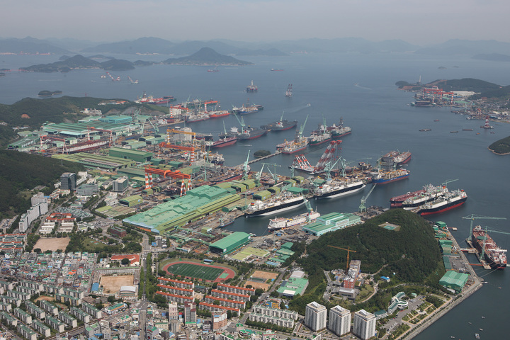 삼성중공업 거제조선소 전경.(사진=뉴시스DB) *재판매 및 DB 금지